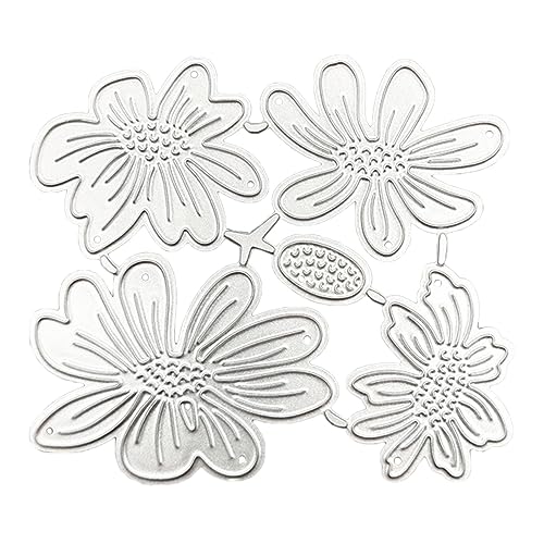 Metall Stanzformen Gänseblümchen Blumen Prägeschablone Stanzformen Kartenherstellung Scrapbooking Papierhandwerk Vorlage Handgefertigt von CHIZISX