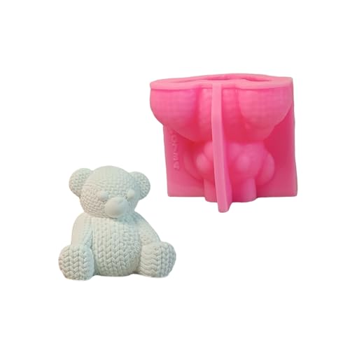 Silikonformen mit Häkelbär, Tiermotiv, Seifenformen für handgefertigte Seife, Fondant, Silikon, Epoxidharz, Formen Silikonformen mit Häkelbär, Tiermotiv, Seifenformen für handgefertigte Seife, Fondant, Silikon, Epoxidharz, Formen von CHIZISX