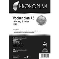 CHRONOPLAN Kalendereinlage 2025 Wochenplan A5 von CHRONOPLAN