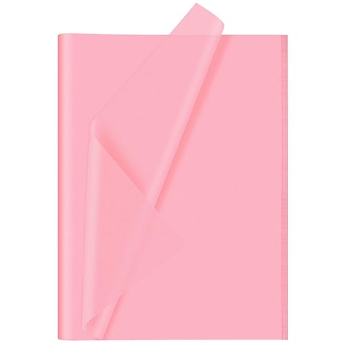 CHRORINE 60 Blatt rosa Seidenpapier Kunst Geschenkverpackung Seidenpapier Bulk für DIY Handwerk Dekor Geburtstag Urlaub Mädchen Party ( 50,8 x 36,8 cm) von CHRORINE