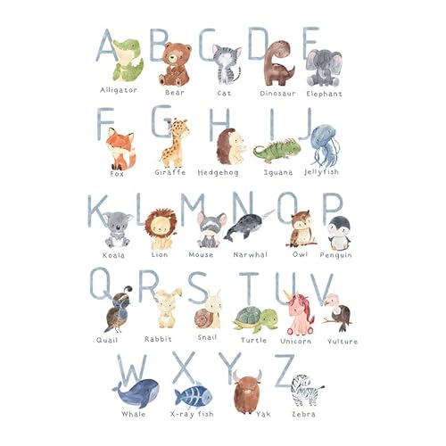 CHSLO Animal Letters Wandsticker Dekorative Wandsticker für Kinderkindergarten von CHSLO