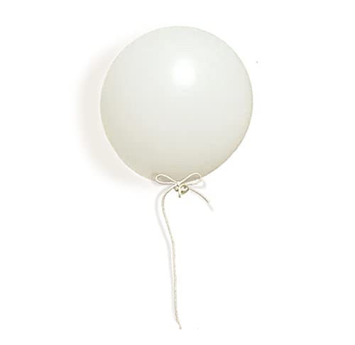 CHSYOO 10 x 36 Zoll White Riese Luftballon Latex riesige Ballon, rund Gross Dekoration für Hochzeit Geburtstag Taufe Babyparty Kinder Party Festival von CHSYOO