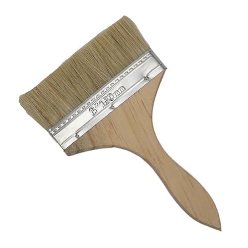 Pinsel, Malerpinsel, Malerpinsel, Malerpinsel, Universalpinsel for Farbflecken, Lacke, Aquarell, Holz, Wandmöbel, Pinselreiniger (2 Zoll)(6 inch) von CHUDOU