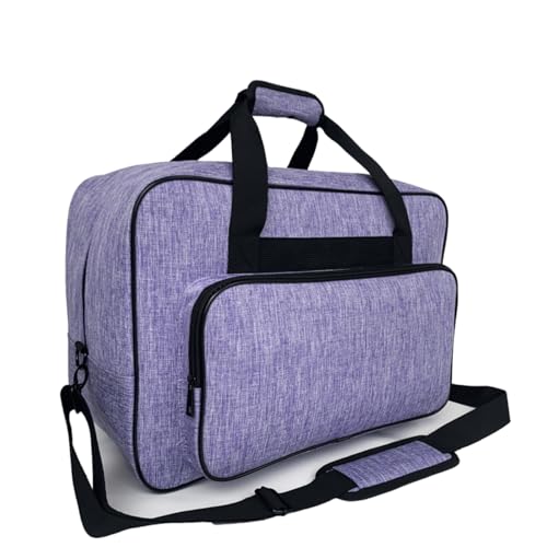 Small sewing machine storage bag, cloth one-shoulder portable travel storage bag, Sewing Machine Tote Bag, Suitable for travel storage (purple) von CHYASPNG