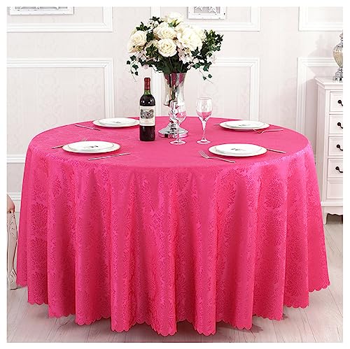 CIEEIN CIEHT Polyester Tischdecke Schreibtisch Tischtuch Tischwäsche Tischfolie Tischschutz Couchtisch Küchentischabdeckung Tafeltuch Pattern Rose Red 180cm von CIEEIN CIEHT