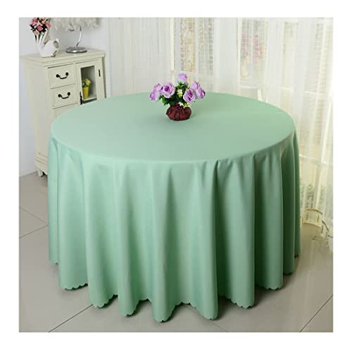 CIEEIN CIEHT Tischdecke Schreibtisch Tischtuch Tischwäsche Couchtisch Küchentischabdeckung Party Hochzeit Tafeltuch Rund Grün 220cm von CIEEIN CIEHT