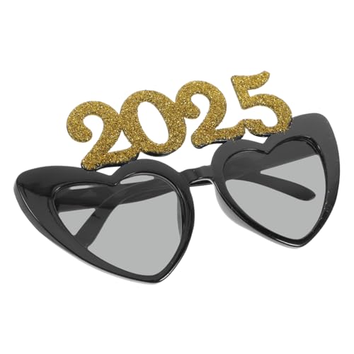 CIMAXIC 1 Paar 2025 Brille Brillen für das neue Jahr 2025 Party-Brillengestell Partyzubehör party zubehör Weihnachtsdekorationen Kostümzubehör für das neue Jahr Brillen-Requisiten von CIMAXIC