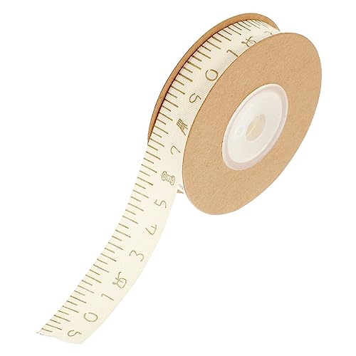 CIMAXIC 1 Rolle Schleife Dekoratives Band Diy Liefert Zuhause Satinband Geschenkverpackungsbänder Geschenkzubehör Blumenverpackungsbänder Band Zum Verpacken Banddekor Beige Baumwolle von CIMAXIC