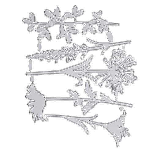 CIMAXIC 1 Set Prägeschablonen Aus Hochwertigem Stanzformen Für DIY Projekte Embossing Die Schneidevorlage Für Karten Scrapbooking Und Bastelarbeiten Silberfarben von CIMAXIC