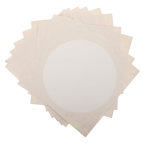 CIMAXIC 10 Blätter Spiegelstau Reispapier Für Decoupage Reispapier Zum Bemalen Waffelpapier Wandbefestigtes Bastelpapier Leinenpapier Kalligraphiepapier Reispapier Zeichnen Kunstmalpapier von CIMAXIC