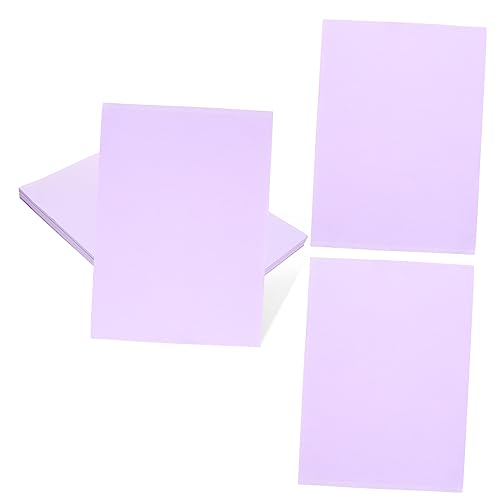 CIMAXIC 100 Blatt Farbiges A4-papier Origami-papiermasse Zeichenpapier Rosa Kopierpapier Farbpapier Zum Basteln Kartonpapier, Farbiges Papier Kunstpapier Geschenkpapier Druck-kit Lavender von CIMAXIC