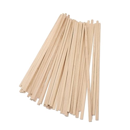 CIMAXIC 100 Stück Handgefertigte Holzstreifen DIY Holzstäbe Holzhandwerk DIY Zubehör DIY Holzstäbchen Handarbeit DIY Material DIY Holzmaterial Handgefertigtes DIY Material DIY von CIMAXIC