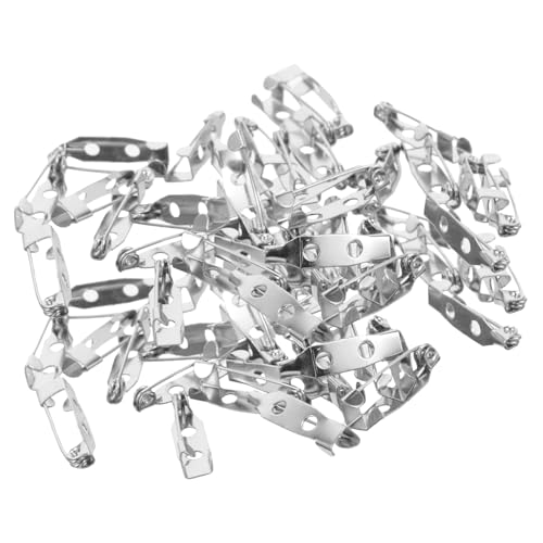 CIMAXIC 100Stücke Broschennadeln mit Sicherheitsverschluss Nadelrücken für DIY Schmuck Robuste Sicherheitsnadeln für Bastelarbeiten und Anstecknadeln für Projekte CIMAXIC 100Stücke Broschennadeln mit Sicherheitsverschluss Nadelrücken für DIY Schmuck Robuste Sicherheitsnadeln für Bastelarbeiten und Anstecknadeln für Projekte von CIMAXIC