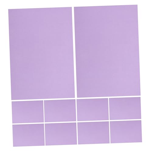 CIMAXIC 10St Kartenvorrat kartenpapier papier für karten Kartonpapier farbig buntes Kartenmaterial weihnachtlicher farbiger Karton farbiges Kartonpapier weihnachtskarton papier Violett von CIMAXIC