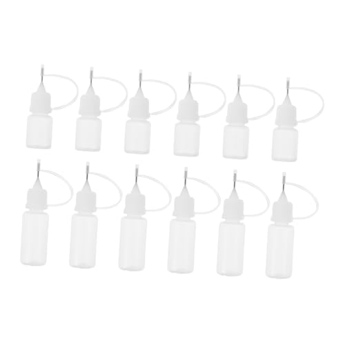 CIMAXIC 12 Stück Teiliges Nadelflaschen für Präzises Dosieren Quetschflaschen für Kleber Öl und Handwerk und Flaschen mit Präzisionsspitze für Nähmaschinen und Reparaturarbeiten CIMAXIC 12 Stück Teiliges Nadelflaschen für Präzises Dosieren Quetschflaschen für Kleber Öl und Handwerk und Flaschen mit Präzisionsspitze für Nähmaschinen und Reparaturarbeiten von CIMAXIC