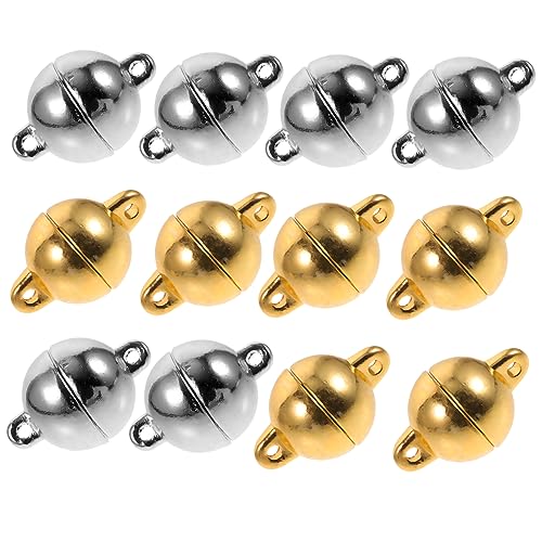 CIMAXIC 12Pcs Accessoire Befestigung Magnetschnalle Schmuck Magnetverschluss Stecker Verschluss Für Halsketten Halsketten Verschlüsse Magnetische Verschlüsse Armband Magnetschnüre von CIMAXIC