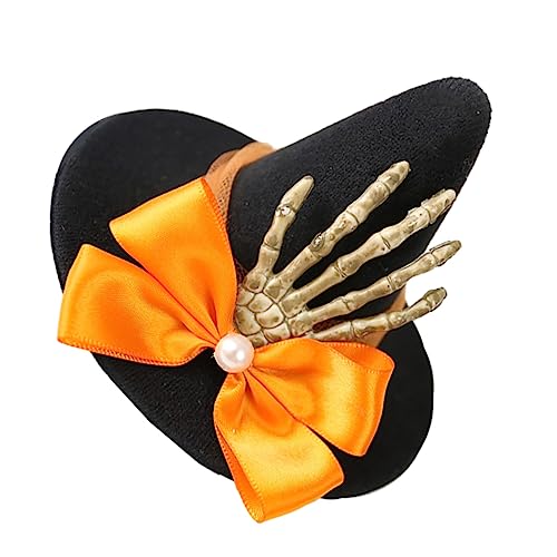 CIMAXIC 1Stk Klaue Hexenhut Mini-Haarspange Mädchen-Stirnband Haar Klammern Haarspangen Haarnadel Haarklammer Halloween-Kopfschmuck Kopfschmuck für Halloween bilden Hexen Hut Haarschmuck von CIMAXIC