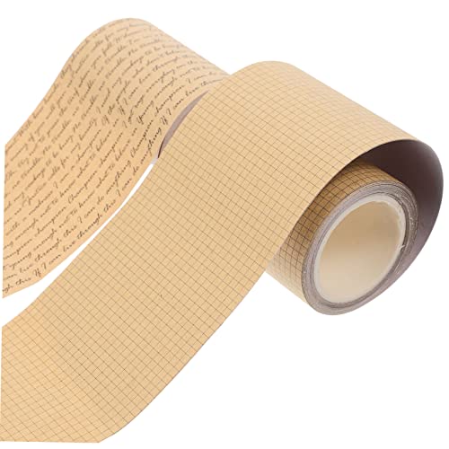 CIMAXIC 2 Rollen dekorative Bänder wiederverwendbar klebeband bastelmaterial Schreibwaren Handkonto-Bänder doppelseitiges klebeband strapazierfähig altes Washi-Tape Planer Tape Kraftpapier von CIMAXIC