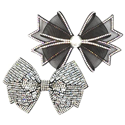 CIMAXIC 2 Stück Strass Bowknots Kopfschmuck Zubehör Elegante DIY Materialien Für Haaraccessoires Ideal Für Kreative Projekte Und Stilvolle Kopfbedeckungen Perfektes Für von CIMAXIC