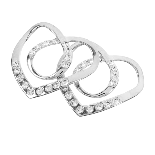 CIMAXIC 2 Stück Strass Schal Schnalle Ringe Elegante Mode Schal Ringe Für Damen Schmuck Für Kleidung Ideal Accessoire Für Schal Oder Tuch Glitzerndes Design Hochwertige von CIMAXIC