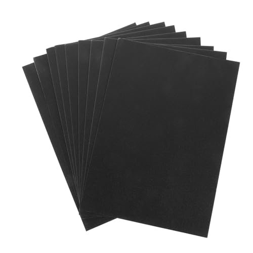 CIMAXIC 20 Blatt Glitzerkarton kraftpapier kreativpapier craft paper DIY-Bastelpapier kraft paper Glitzerpapier zum Basteln DIY-Papier farbiges Kartonpapier Glitzerpapier-Karton Black von CIMAXIC