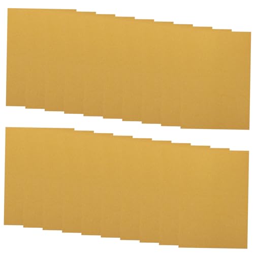 CIMAXIC 20 Blatt Glitzerkarton kreativpapier paketpapier kraft paper geschenkpapier bögen goldpapier Sandpapier Farbpapier zum Basteln DIY-Papier Glitzerpapier-Karton Bastelpapier Golden von CIMAXIC