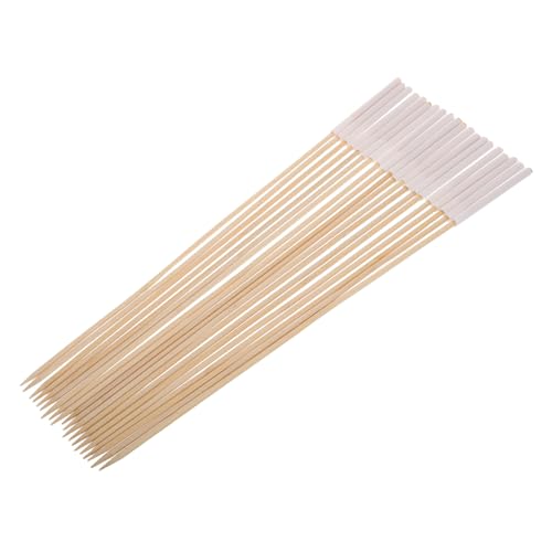 CIMAXIC 20 Stück Handgefertigte Bambusstangen DIY-Stick Bastelstöcke Selber Machen DIY-blumenstrauß-kit Blumenpflücker Gepresste Blumen Für Das Kunsthandwerk Bastelholzstab Beige Hölzern von CIMAXIC