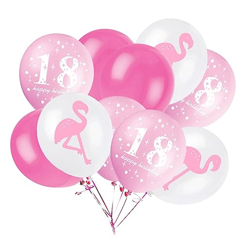 Latexballons Flamingo Für 18 Geburtstag Feier Luftballons Deko Für Geburtstagsfeiern Und Veranstaltungen von CIMAXIC