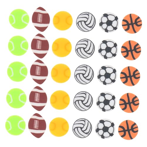 CIMAXIC 200St Schmuckzubehör aus Polymer-Tonperlen kleine Perlen Lose Schmuckperle Perlen-Kit Sportball-Anhänger armbandperlen beads for jewellery Perlen zum Basteln Armbänder Perlen von CIMAXIC