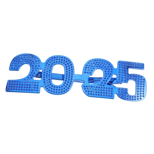 CIMAXIC 2025 Brille Lustige Brille party zubehör Neue Jahr Themenbrille Abschluss 205 Gläser Silvesterdekoration Weihnachtsdekorationen Neujahrsbrille Kostümzubehör für das neue Jahr von CIMAXIC