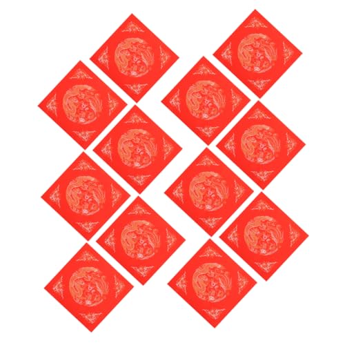 CIMAXIC 20st Batik Zehntausend Jahre Rotes Reispapier Chinesischer Neujahrspapierschnitt Duilian-papierschnitt Chinesisches Rotes Papier Sumi-papier Rot Leere Papierrollen Reis Papier von CIMAXIC