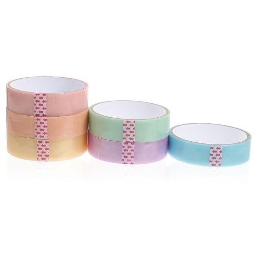 CIMAXIC 24 Rollen klebrige ball DIY tapes exquisite klebebänder dekoratives Klebeband Kugelklebeband Klebebänder für Stressballband Kugelklebebänder lustige Klebebänder Plastik von CIMAXIC