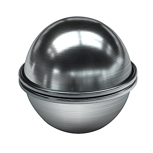 CIMAXIC 2St Form für Badekugeln hochwertiger Rahmen metallisch 4x Rahmen Kühlmatte für Hunde coole Hundematte Ball Badezusätze Badewannenbombenformen Badebomben Set Badezusatz Set Silver von CIMAXIC