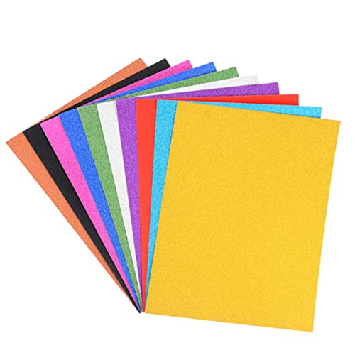 CIMAXIC 30 Stück Buntes Glitzerpapier A4 Mit Selbstklebender Rückseite Kreatives Bastelpapier Für Und Erwachsene Ideal Für Scrapbooking Dekoration Und DIY Projekte von CIMAXIC