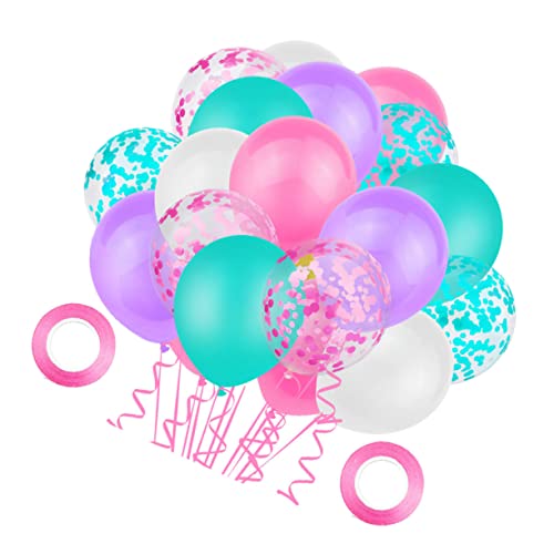 CIMAXIC 32 Stück Hochzeit Party Ballons Set Mit Pailletten Latex Ballons Für Hochzeitsdekoration Geburtstagsfeiern Und Themenpartys Verschiedenen Farben von CIMAXIC