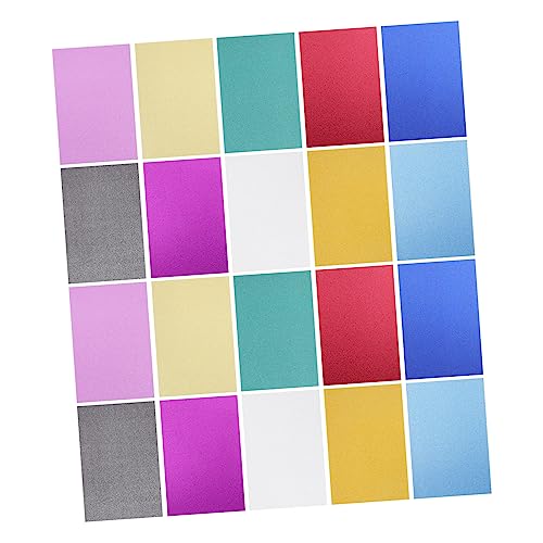 CIMAXIC 40 Blätter geprägtes Papier karton selber machen Kartonpapier, farbiges Papier buntes Papier A4-Karton kreativpapier papierschere glitzernder bunter Karton Glitzerkarton Papierstau von CIMAXIC