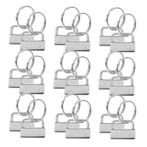 CIMAXIC 40St Schlüsselanhänger-Gurtbandclip Charms für die Schlüsselanhängerherstellung Schlüsselanhänger-Zubehör packetbandrollen tasc Armbandclip eiserner Armband-Kettenanhänger Eisen von CIMAXIC