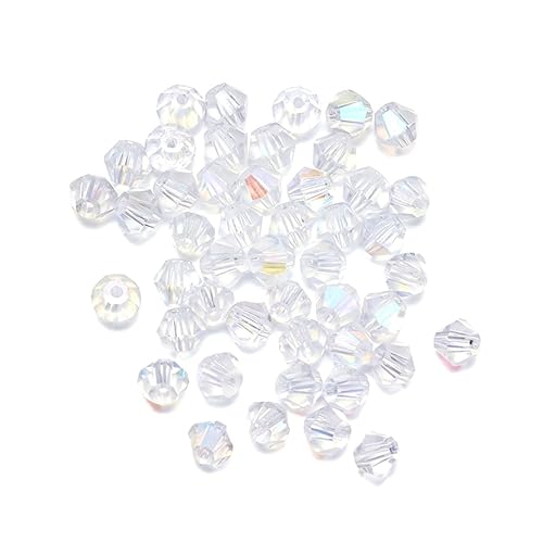 CIMAXIC 4MM Transparente Kristallperlen Diamantperlen DIY Bastelzubehör Für Schmuckherstellung Und Halsketten Basteln von CIMAXIC