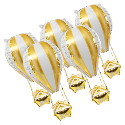 CIMAXIC 5 Stück Heißluftballon Partydekorationen Hochzeitsdekoration Dekorative Luftballons Geburtstagsballon Dekoration Partyballon Geburtstagsparty Zubehör Hochzeitsballon Dekor von CIMAXIC