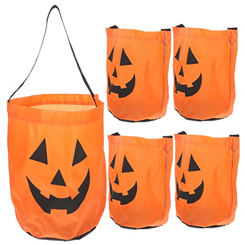 CIMAXIC 5 Stück Süßigkeitentüten Partygeschenke Halloween Requisiten Süßigkeiten Pakettüten Leckerli Taschen Halloween Taschen Für Halloween Kinder Halloween Zubehör Halloween von CIMAXIC