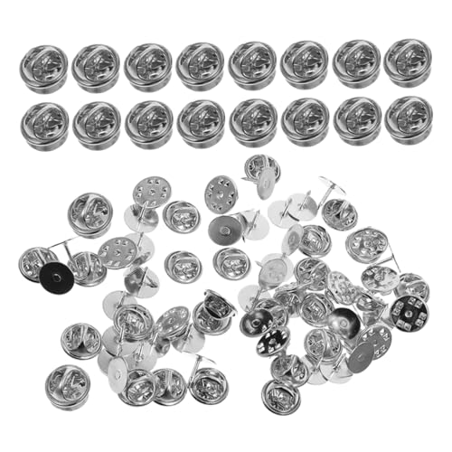 CIMAXIC 50 Sets Pin Back Clutch Sicherheitsstifte Ersatz Pin Rücken Für Emaille Pins Broschen & Anstecker Schmetterling Cap Verschluss von CIMAXIC