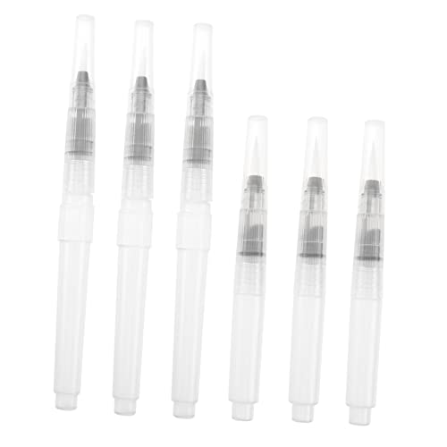 CIMAXIC 6er Set Wasserfarben Pinselstifte Wasserlösliche Farbige Pinsel Für Aquarellmalerei Inklusive 1120 Spitze Pinsel Und 55 Spitze Pinsel Ideal Für Kreative Malprojekte Und von CIMAXIC