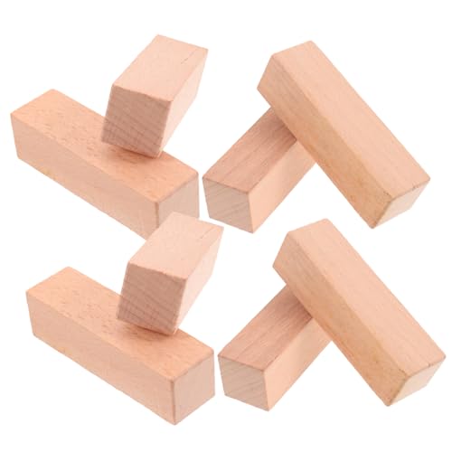 CIMAXIC 8 Stück Holz Stempel Set Leere Stempel Aus Hochwertigem Sperrholz Quadratische Form Ideal Für DIY Projekte Beschriftung Von Kräutern Kreative Deko Und Handwerk von CIMAXIC