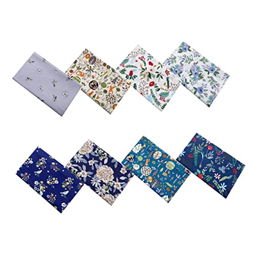 CIMAXIC 8 Stück Reine Baumwolle Baumwolltuch Hawaii Drucktuch Cartoon Baumwoll Patchwork Tuch Material DIY Stoff DIY Hawaii Patchwork Cartoon Patchwork Tuch DIY Patchwork von CIMAXIC