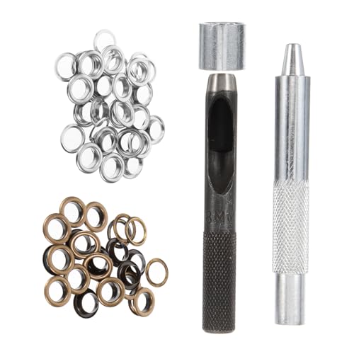 CIMAXIC 8mm Ösen Set Druckknöpfe Und Antik Mit Werkzeug Für Kleidung Schuhe Und Bastelarbeiten Bunte Ösen Für Kreative Projekte von CIMAXIC