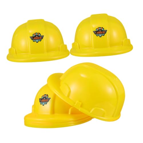 CIMAXIC 9st Technischer Schutzhelm Kinder Bauhelm Gelbe Baumützen Bau-geburtstagshut Arbeiter Mützen Mini-bauhut Bauhelm Für Kinder Bau-partyhüte Bauarbeiter Schutzhelm Schutzhelme Plastik von CIMAXIC