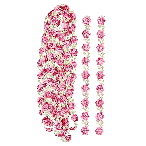 CIMAXIC Accessoires Aus Spitze Abdeckung Hose Frauen Perle Damen Blumenband Rosa Blumenkränze Strasssteine Künstliche Blumen Blumenclips Haarschmuck Push-up-bikini Schier Braut- Milchseide von CIMAXIC