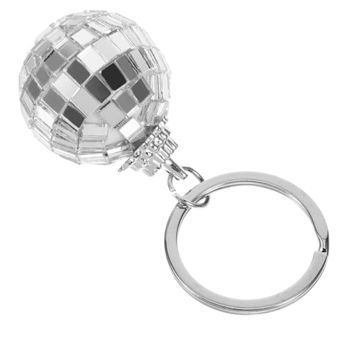 CIMAXIC Disco Ball Schlüsselanhänger Spiegelkugel Anhänger Für Taschen Rucksäcke Und Mehr Adorable Schlüsselanhänger Pendant Multi Funktionales Taschenzubehör von CIMAXIC