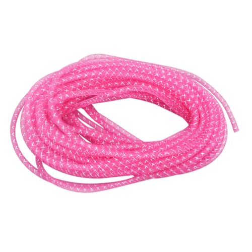 CIMAXIC Elastisches Netzrohr Aus Polyester Kreatives Garnschnur Für DIY Schmuckherstellung Wassermelonenrot Ideal Für Frauen Und Kinder Vielseitig Einsetzbar Für Bastelprojekte Und von CIMAXIC