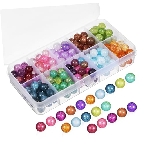 CIMAXIC Facettierte Glasperlen 1 Box Bulk Perlen Verschiedenen Farben Für Die Herstellung Von Halsketten Armbändern Und Ohrringen Perfekt Zum Basteln Und Kreativem Schmuckdesign von CIMAXIC